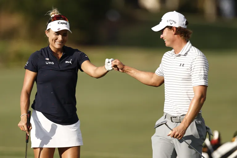 Rickie Fowler bắt tay cùng Lexi Thompson để "công phá" giải đồng đội hỗn hợp mới