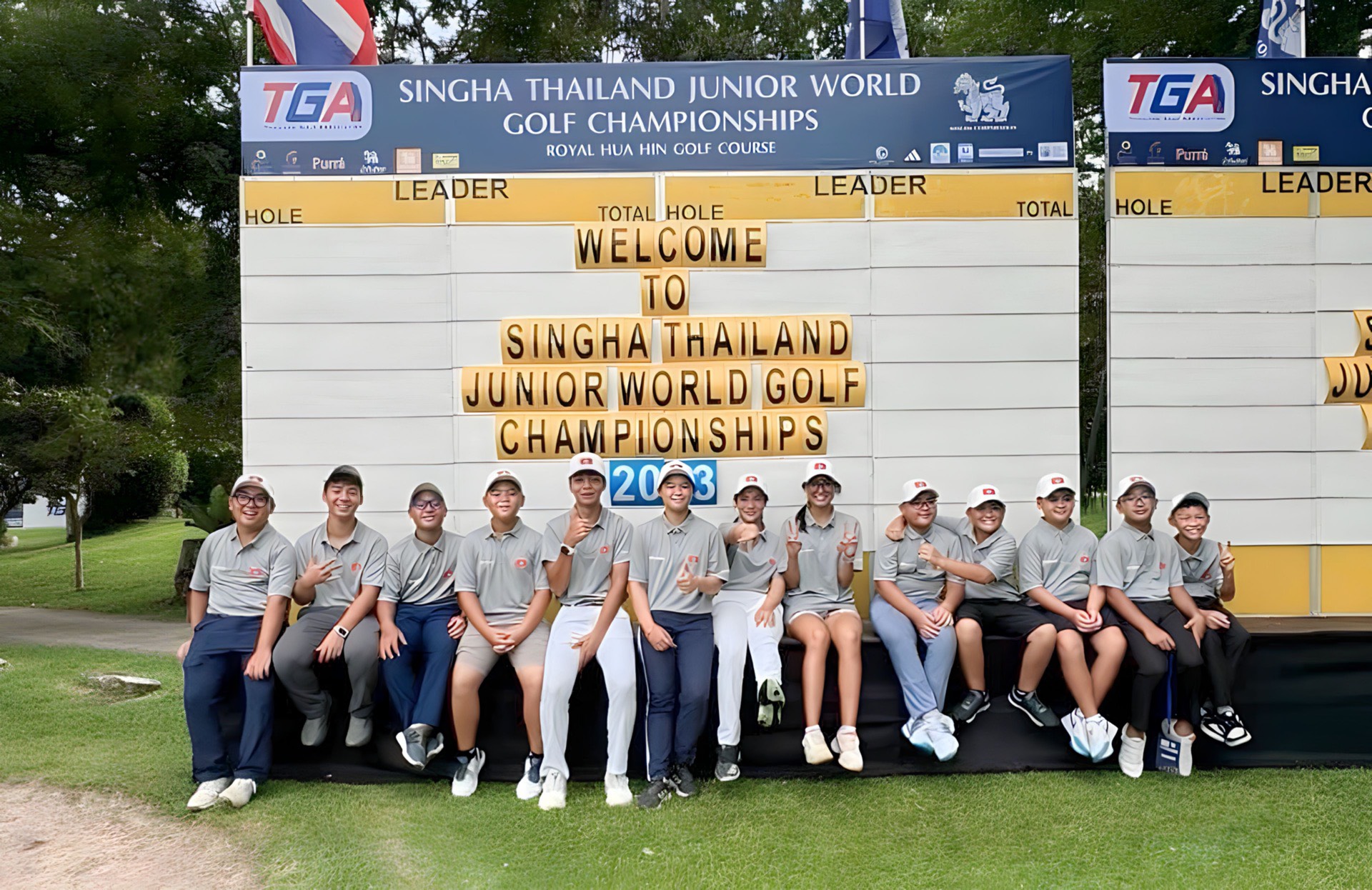 13 đại diện trẻ nước nhà thi đấu tại Singha Thailand Junior WGC 2023