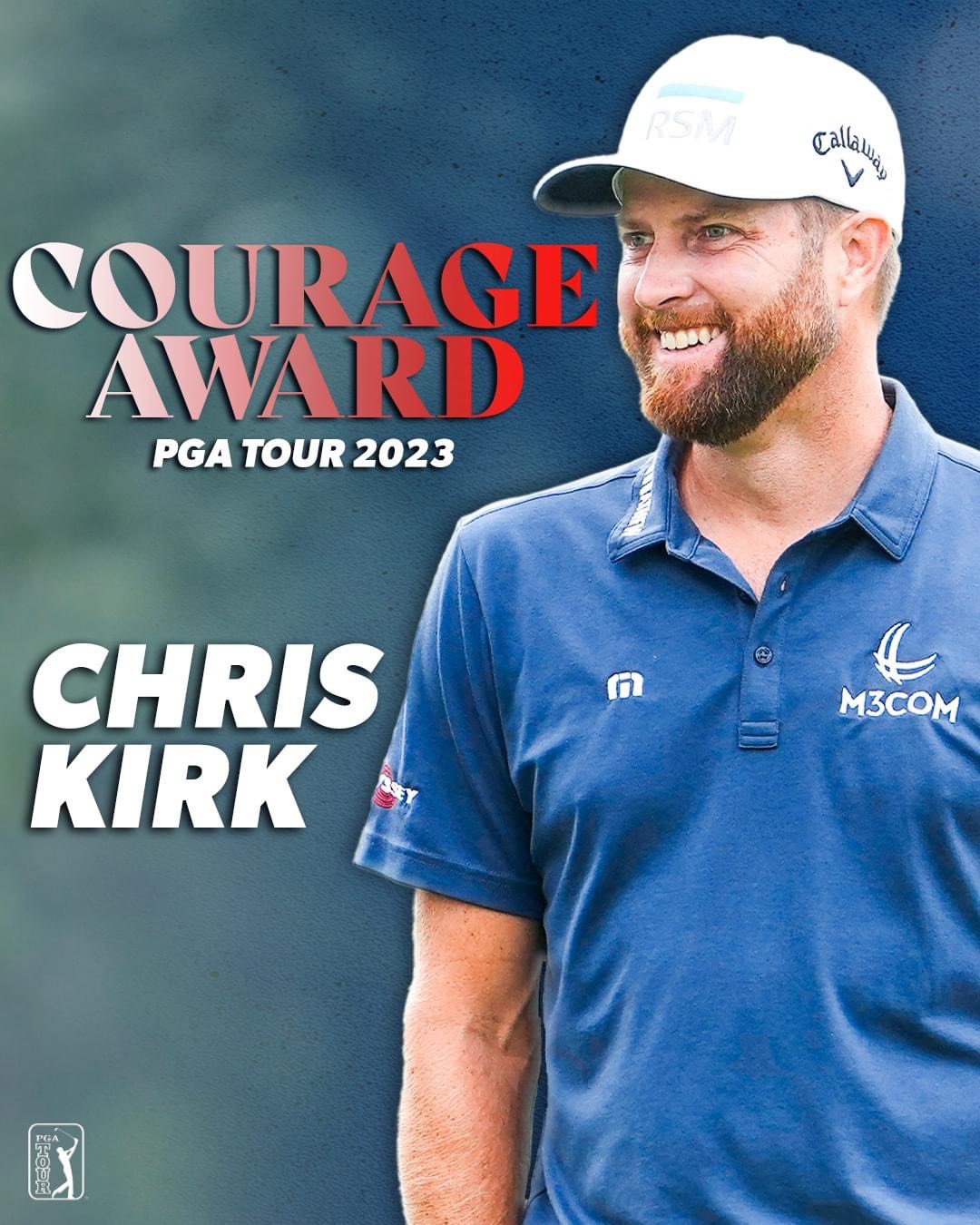  Chris Kirk giành PGA TOUR Courage Award