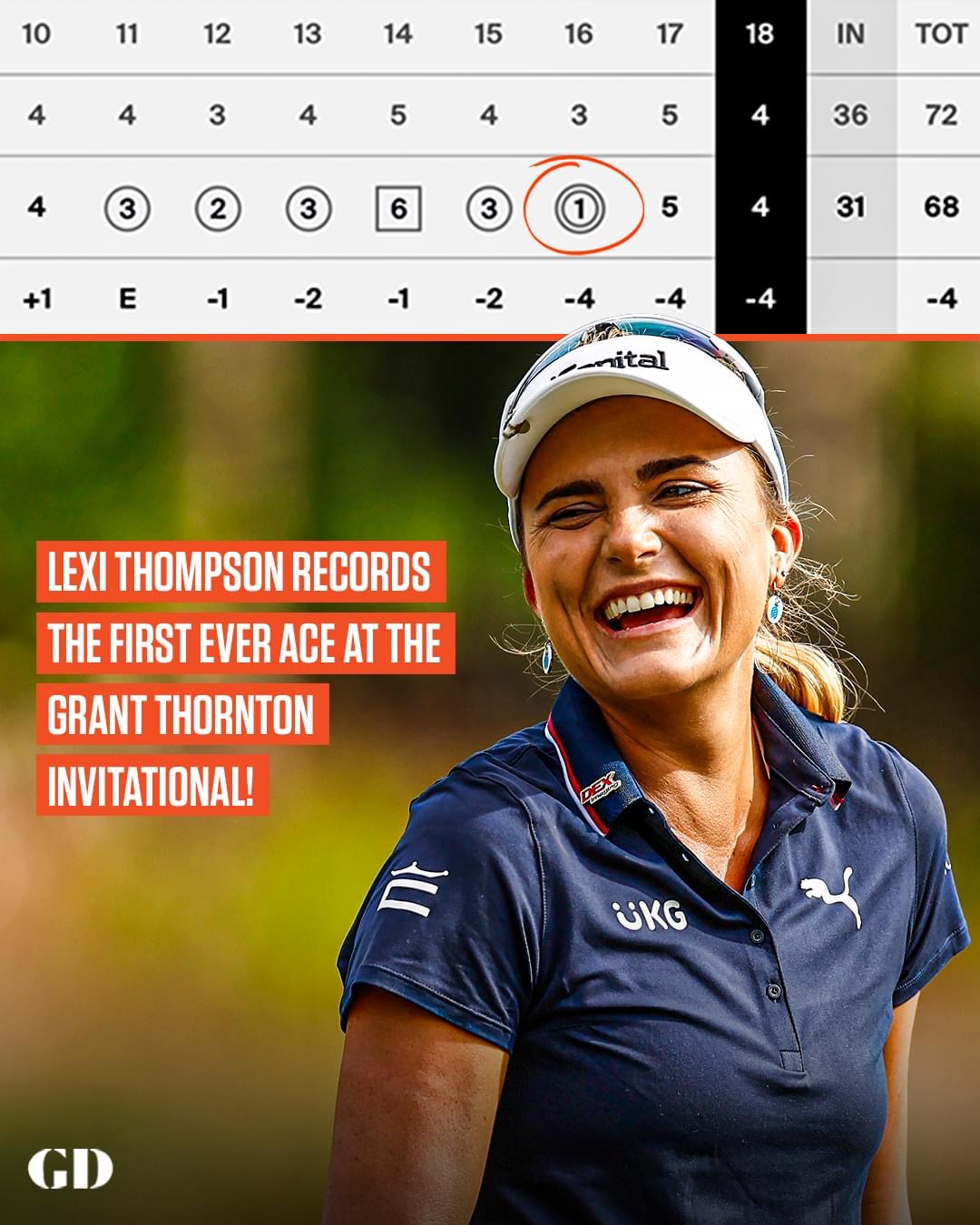 Lexi Thompson ghi HIO đầu tiên trong lịch sử Grant Thornton Invitational