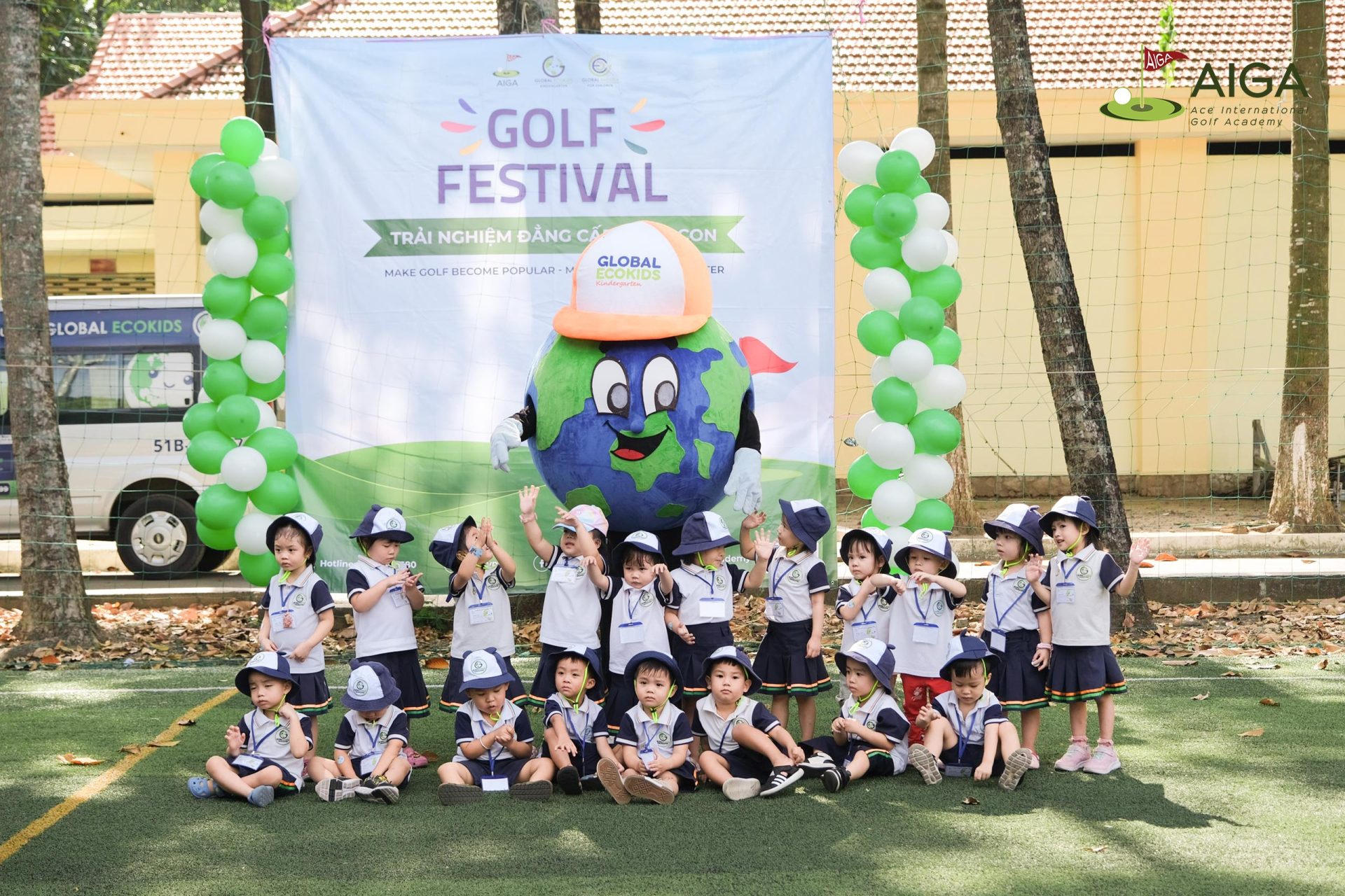 Golf Festival - Ngoại khoá của học viện AIGA đem đến những kỷ niệm khó quên cho các em nhỏ