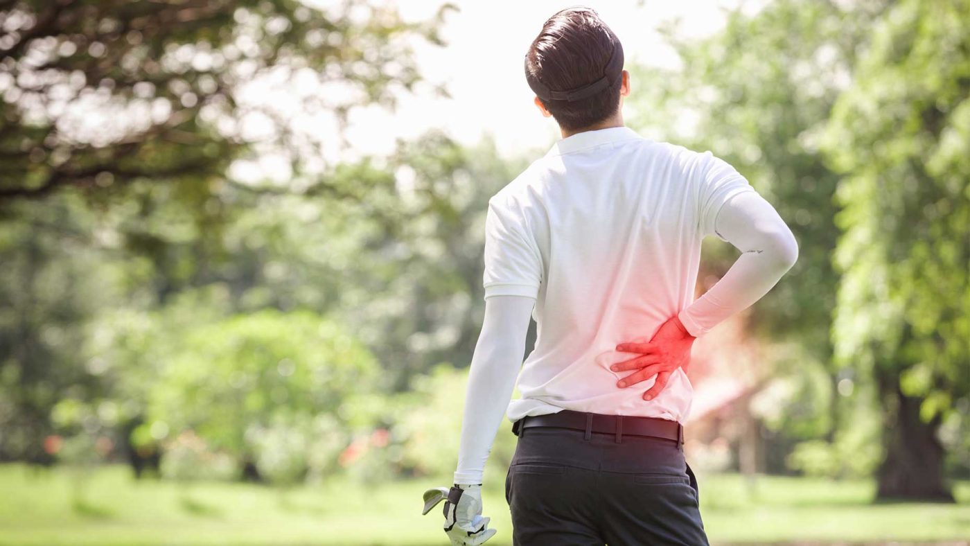 Những chấn thương vùng lưng phổ biến khi tập golf